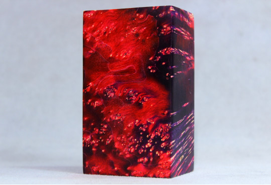 Stabilized Maple Burl Wood Mod Block